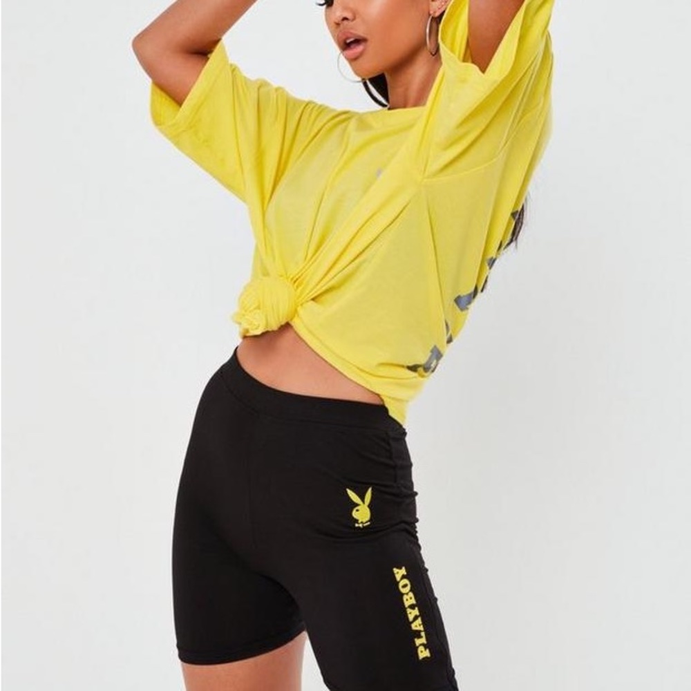 PLAYBOY CYCLING SHORTS BLACK